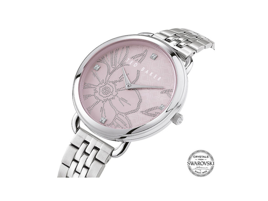 Ted Baker Γυναικείο Ρολόι Με Μωβ Καντράν BKPHTS012