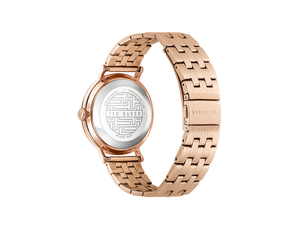 Ted Baker Phylipa Flowers Watch Ροζ Επιχρυσωμένο Ανοξείδωτο Ατσάλι BKPPHS120