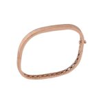 Γυναικεία Ροζ Χρυσή Χειροπέδα 14Κ