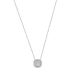 Λευκόχρυσο Μενταγιόν 18Κ Με Διαμάντια Brilliant