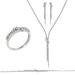 Σετ Κοσμημάτων Λευκόχρυσο 14K