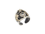 Δαχτυλίδι Με Λευκές Πέτρες Ζιργκόν Από Ασήμι 925
