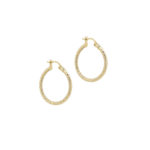 Χρυσοί Κρίκοι 8Κ Ανάγλυφοι Λουστρέ