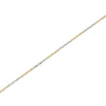 Δίχρωμο Χρυσό Βραχιόλι 9Κ