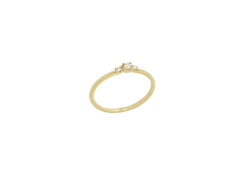 Δαχτυλίδι Χρυσό 18Κ Με Διαμάντια Round Brilliant