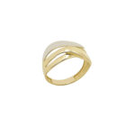 Δαχτυλίδι Κίτρινο Χρυσό Και Λευκόχρυσο 14 Καράτια