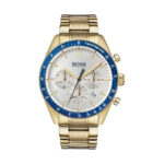 Επίχρυσο Ανδρικό Ρολόι Boss Trophy Από Ανοξείδωτο Ατσάλι 1513631