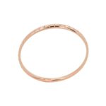 Βραχιόλι Χειροπέδα Με Ζιργκόν Πέτρες Σε Ροζ Χρυσό 14 Καράτια