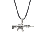 Ασημένιο Μενταγιόν 925 Με Μαύρο Επιπλατίνωμα