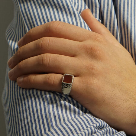 Σεβαλιέ Δαχτυλίδι Ασημένιο 925