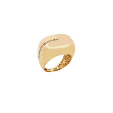 Δαχτυλίδι Χρυσό Γυναικείο 14Κ Με Ζιργκόν