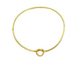 Κολιέ Χειροποίητο Σφυρήλατο Από Ασήμι 925 Με Επιχρύσωμα 18Κ