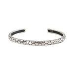 Unisex Βραχιόλι Χειροπέδα Ασημένια 925