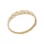 Χειροπέδα Βραχιόλι Χρυσό 14Κ Με Ανάγλυφα Σχέδια