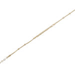 Χρυσό Βραχιόλι Με Αλυσίδα Στο Κέντρο 8Κ