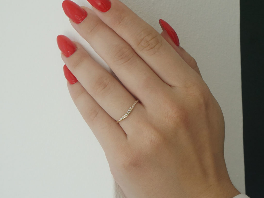 Γυναικείο Δαχτυλίδι Με Μπριγιάν Σε Χρυσό 14 Καράτια