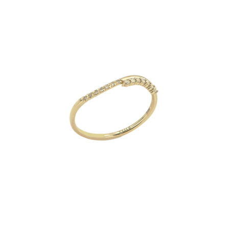 Γυναικείο Δαχτυλίδι Με Μπριγιάν Σε Χρυσό 14Κ