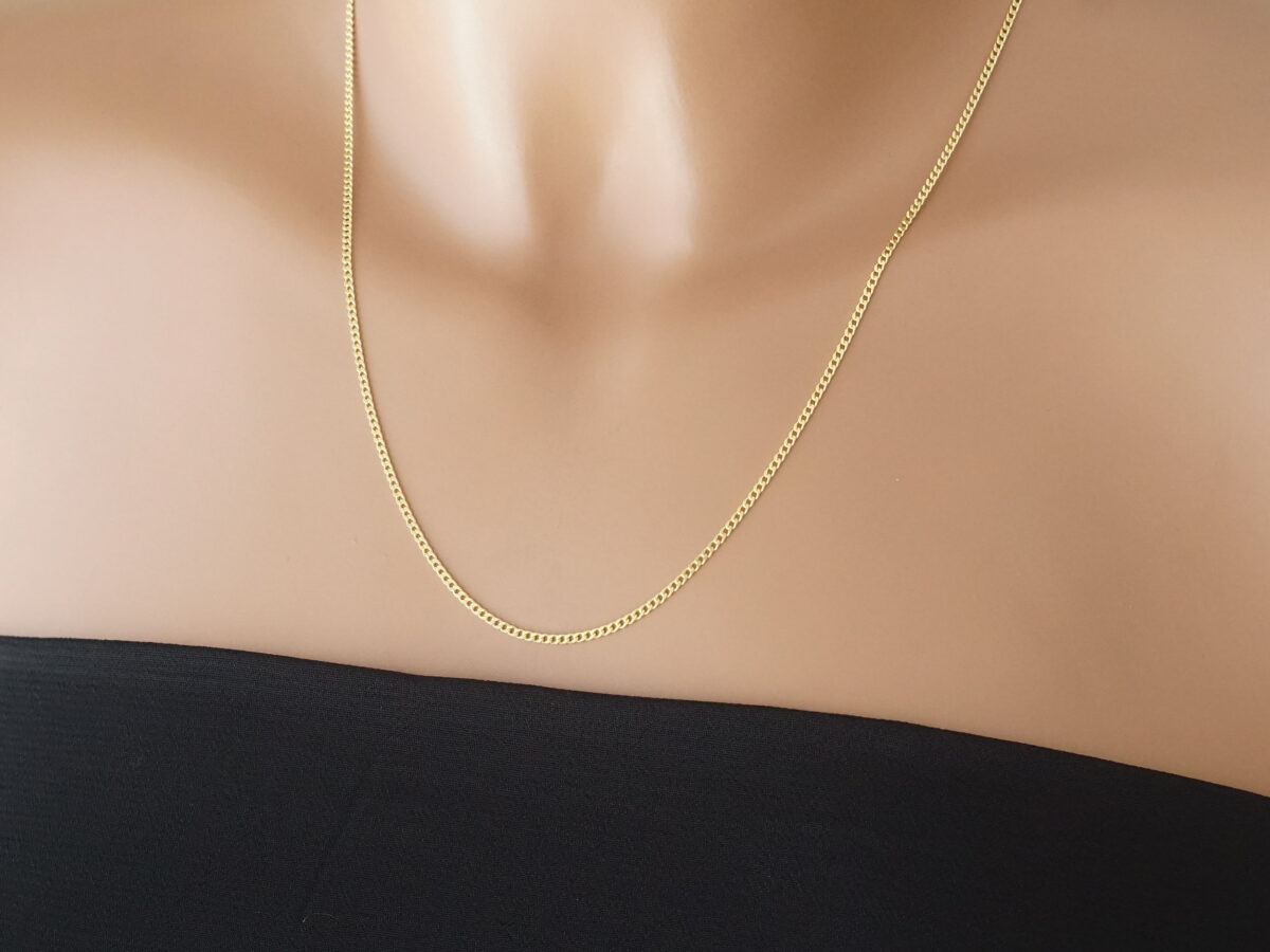 Unisex Χρυσή Αλυσίδα Λαιμού 14Κ Μήκους 50,00 cm