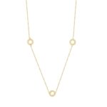 Κολιέ Χρυσό 14 Καράτια Με Κυκλικά Μοτίφ