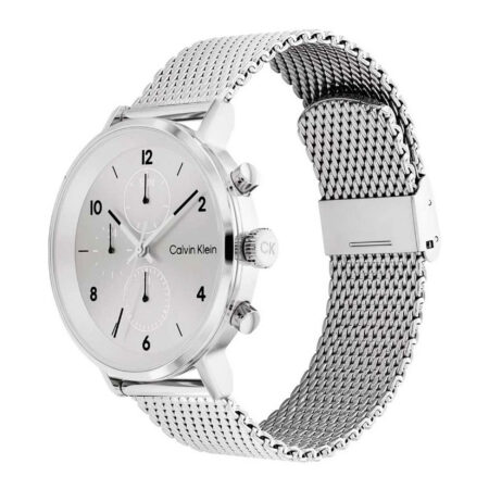 Ανδρικό Ρολόι Με Λευκό Καντράν Calvin Klein 25200107
