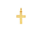 Χειροποίητος Σταυρός Βάπτισης Σε Χρυσό 14Κ