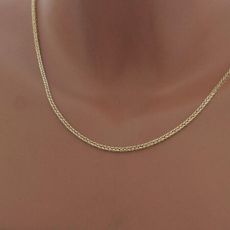 Χρυσή Αλυσίδα Σπίγγα 14 Καράτια Μήκους 45cm