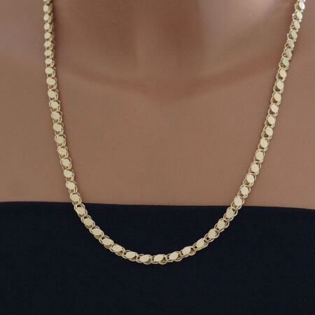 Χρυσή Γυναικεία Αλυσίδα 14 Καρατίων Μήκους 55cm