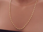Χρυσό Κολιέ Αλυσίδα 14 Καράτια Μήκους 60cm