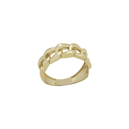 Δαχτυλίδι Αλυσίδα Χρυσό 14Κ
