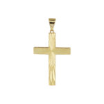 Γυναικείος Χρυσός Σταυρός 14Κ Με Διαμαντάρισμα