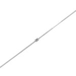 Βραχιόλι Λευκόχρυσο 14Κ Με Ζιργκόν Πέτρες