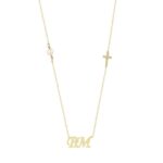 Χρυσό Κολιέ Με Αρχικά 14Κ