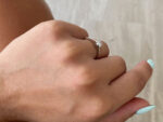 Δαχτυλίδι Ροζέτα Με Μπριγιάν Σε Λευκόχρυσο 18 Καρατίων