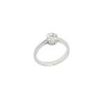 Δαχτυλίδι Ροζέτα Με Διαμάντια Σε Λευκόχρυσο 18Κ