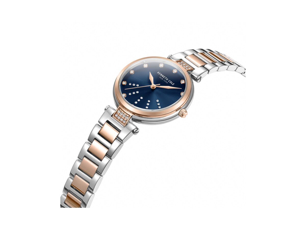 Kenneth Cole New York Ρολόι Γυναικείο Με Μπλε Καντράν KCWLG2237301
