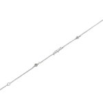 Λευκόχρυσο Βραχιόλι Μαμά Με Σταυρουδάκι Και Ματάκι 9Κ