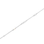 Βραχιόλι Mama Λευκόχρυσο 9Κ