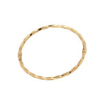 Χειροπέδα Χρυσή 14Κ Στριφτή