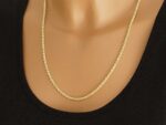 Χρυσή Αλυσίδα Στριφτή 14 Καρατίων Μήκους 55,00 cm