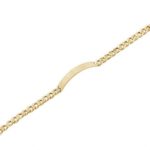 Χρυσό Βραχιόλι Ταυτότητα 14Κ