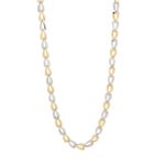 Δίχρωμο Κολιέ Σε Χρυσό Και Λευκόχρυσο 14 Καράτια