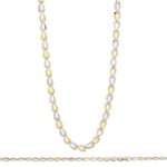 Σετ Κοσμημάτων Χρυσό Και Λευκόχρυσο 14 Καράτια