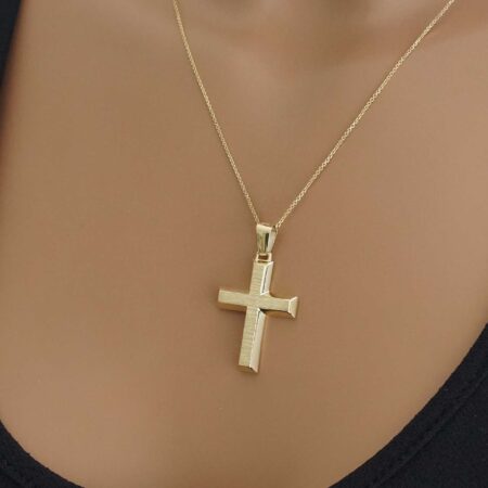 Unisex Σταυρός Χρυσός 14 Καράτια