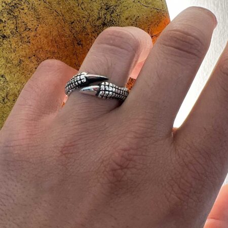 Ασημένιο Ανδρικό Δαχτυλίδι 925 Με Σχέδια Από Μαύρο Oxyde