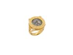 Χειροποίητο Δαχτυλίδι Μέγας Αλέξανδρος Από Ασήμι 925 Με Επιχρύσωμα 18Κ