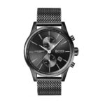 Ρολόι Χεριού Boss Με Μαύρο Μπρασελέ (κωδ: 1513769)