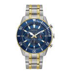 Ρολόι Με Ασημί Και Χρυσό Μπρασελέ Bulova Sport Collection (κωδ: 98A246)