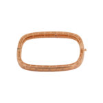 Ροζ Επιχρυσωμένο Βραχιόλι Χειροπέδα 925 (κωδ: AB092)