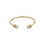 Βραχιόλι Βέργα Επίχρυση Από Ασήμι 925 (κωδ: AB097)