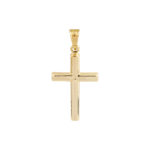 Λεπτός Χρυσός Σταυρός 14Κ (κωδ: GC1182)